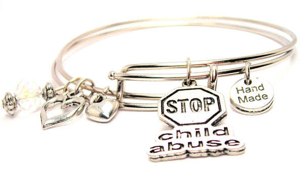 child abuse awareness bracelet, child abuse awareness jewelry, abuse awareness jewelry, abuse awareness bracelet