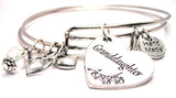 granddaughter bracelet, granddaughter jewelry, heart bracelet, love bracelet, family member jewelry