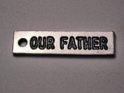 Our Father Genuine American Pewter Charm