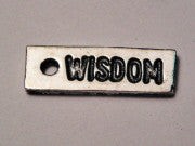 Wisdom Tab Genuine American Pewter Charm