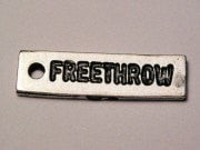 Free Throw Genuine American Pewter Charm