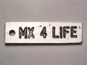 Mx 4 Life Genuine American Pewter Charm