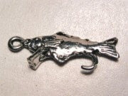 Fishing Lure Genuine American Pewter Charm