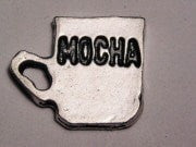 Mocha Mug Genuine American Pewter Charm
