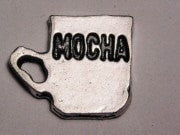 Mocha Mug Genuine American Pewter Charm