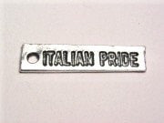 Italian Pride Genuine American Pewter Charm