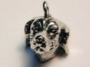 Labrador Head Genuine American Pewter Charm