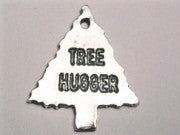 Tree Hugger Genuine American Pewter Charm