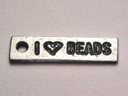 I Love Beads Genuine American Pewter Charm