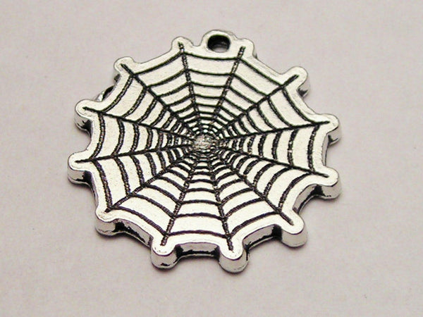 Spiders Web Genuine American Pewter Charm