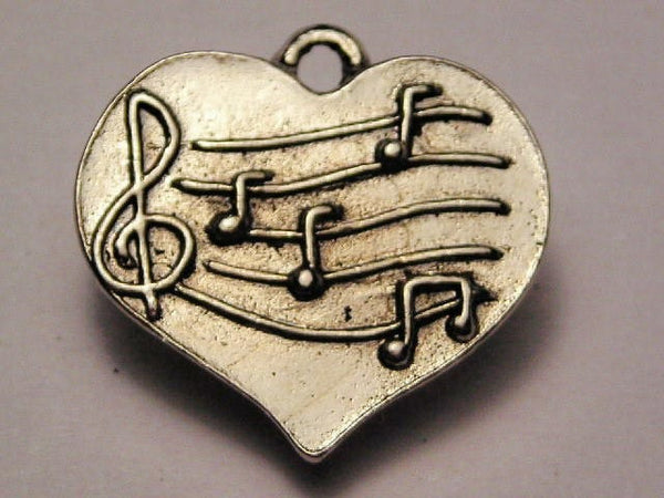 Music In Your Heart Genuine American Pewter Charm