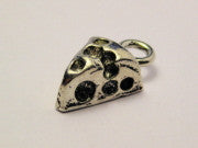 Swiss Cheese Genuine American Pewter Charm