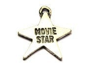 Movie Star Genuine American Pewter Charm