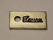 Coven In Cursive Genuine American Pewter Charm