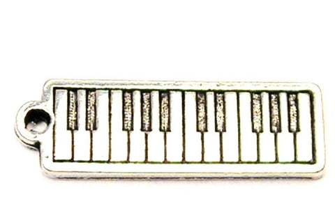 Piano Keys Genuine American Pewter Charm