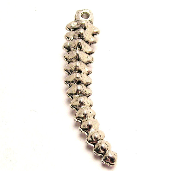 Crooked Spine Genuine American Pewter Charm