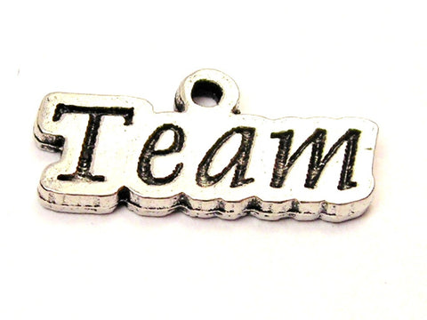 Team Genuine American Pewter Charm