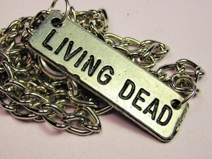 Living Dead Statement Platform Necklace