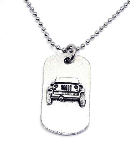 Off Road Catalog Dog Tag Necklace
