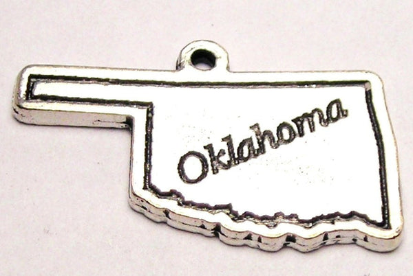 Oklahoma Genuine American Pewter Charm