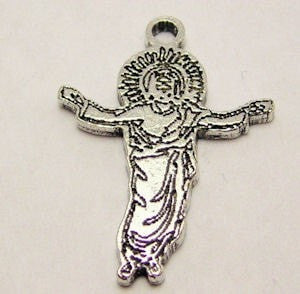 Jesus Ascension Genuine American Pewter Charm