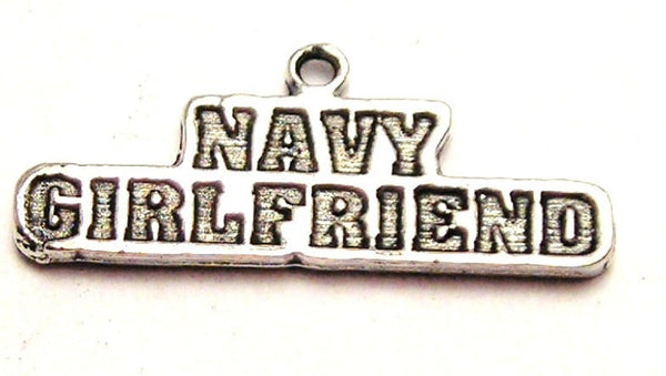 Navy Girlfriend Genuine American Pewter Charm