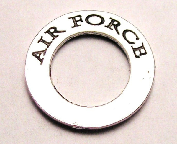 Air Force Affirmation Ring Genuine American Pewter Charm