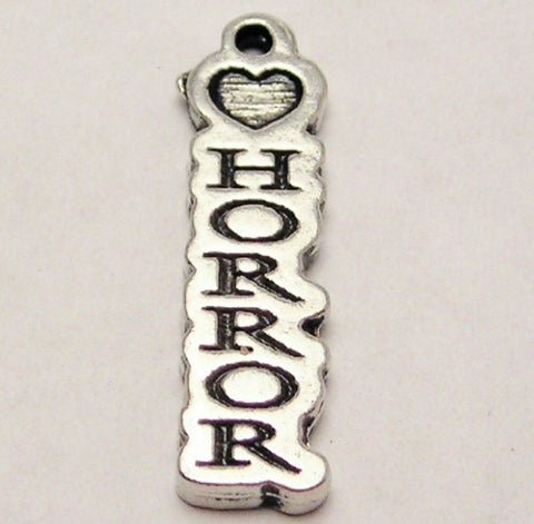 Love Horror Genuine American Pewter Charm