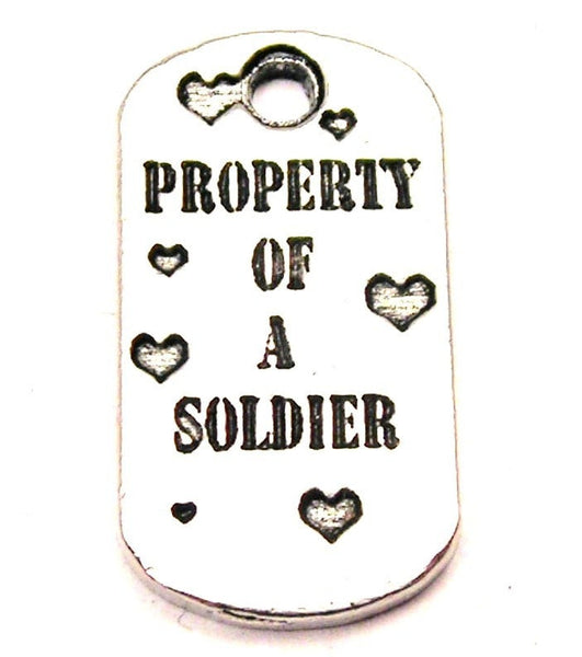 Property Of A Soldier Genuine American Pewter Charm