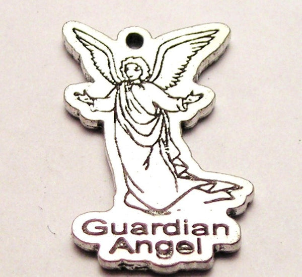 Guardian Angel Genuine American Pewter Charm