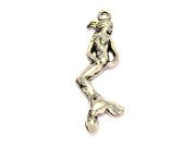 Side View Mermaid Genuine American Pewter Charm