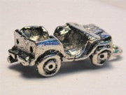 Military Jeep Genuine American Pewter Charm