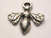 Garden Bee Genuine American Pewter Charm