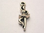 Dancing Ballerina Style 5 Genuine American Pewter Charm