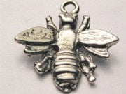 Pretty Bumble Bee Genuine American Pewter Charm