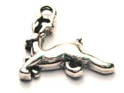 Running Reindeer Genuine American Pewter Charm