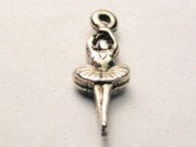 Dancing Ballerina Style 6 Genuine American Pewter Charm