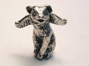 Dog Angel Genuine American Pewter Charm