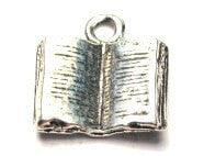 Open Book Genuine American Pewter Charm