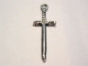 Dagger Genuine American Pewter Charm