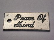 Peace Of Mind Genuine American Pewter Charm