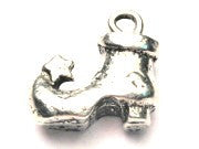 Witch Boot With Star Genuine American Pewter Charm