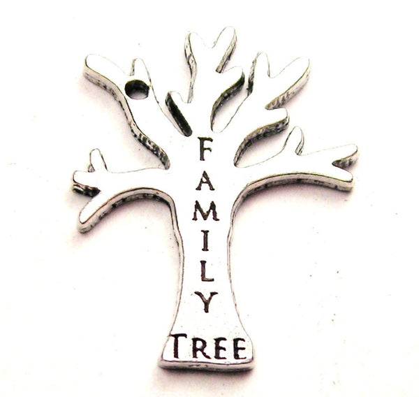 Family Tree Genuine American Pewter Charm