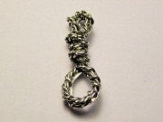 Noose Genuine American Pewter Charm