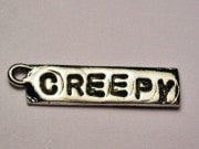 Creepy Genuine American Pewter Charm