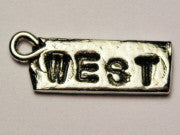 West Genuine American Pewter Charm