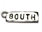 South Genuine American Pewter Charm