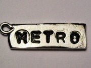 Metro Genuine American Pewter Charm