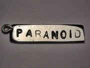 Paranoid Genuine American Pewter Charm