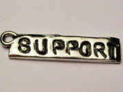 Support Genuine American Pewter Charm